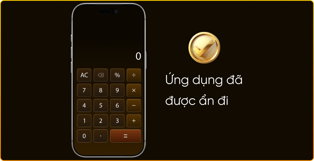 Minh họa đặt mật khẩu mở ứng dụng - bước 3