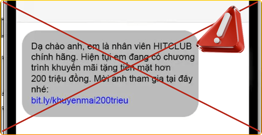 Minh họa hotline HitClub quốc tế